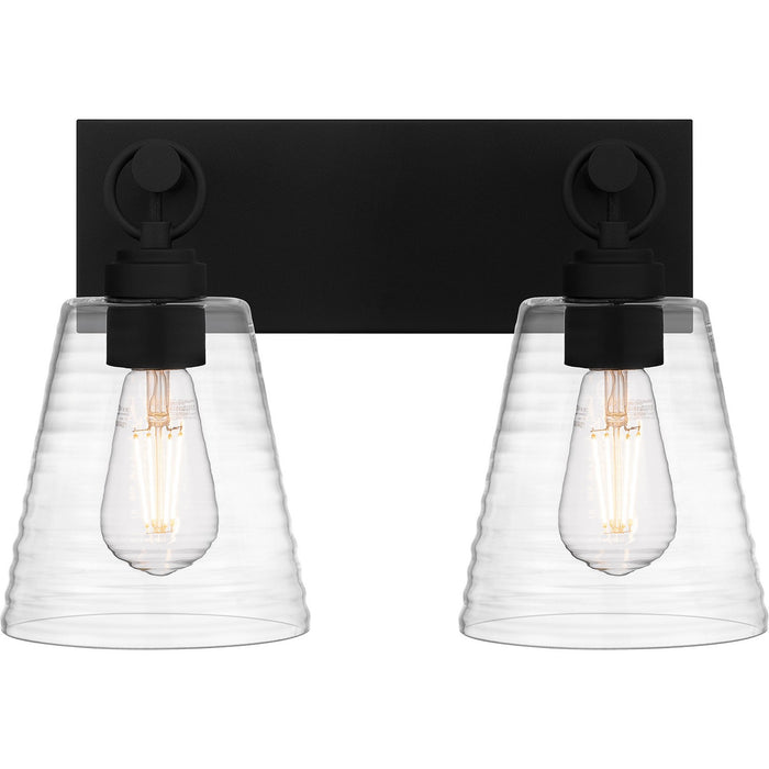 Quoizel DAC8615EK Two Light Bath, Earth Black