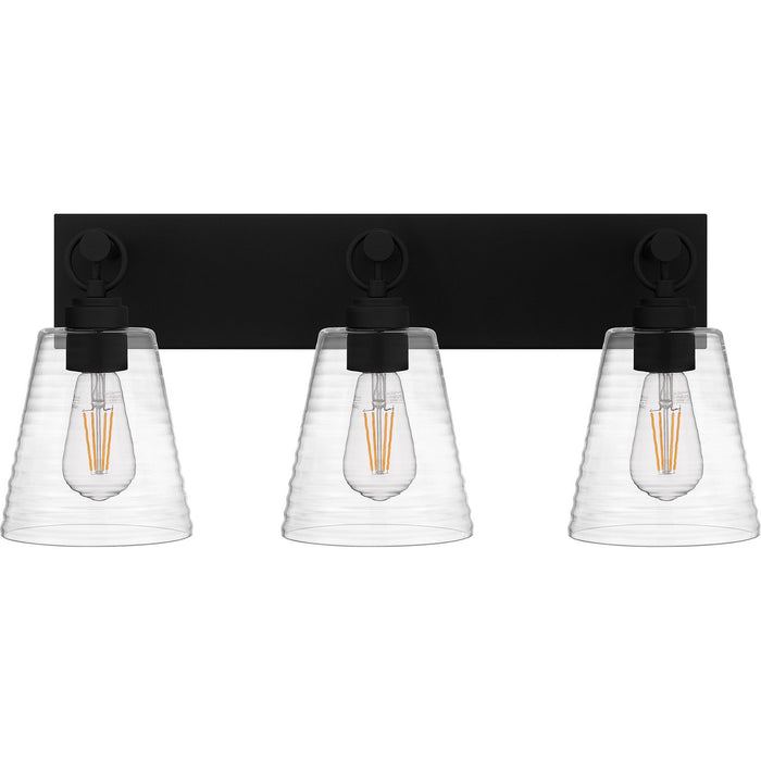 Quoizel DAC8624EK Three Light Bath, Earth Black