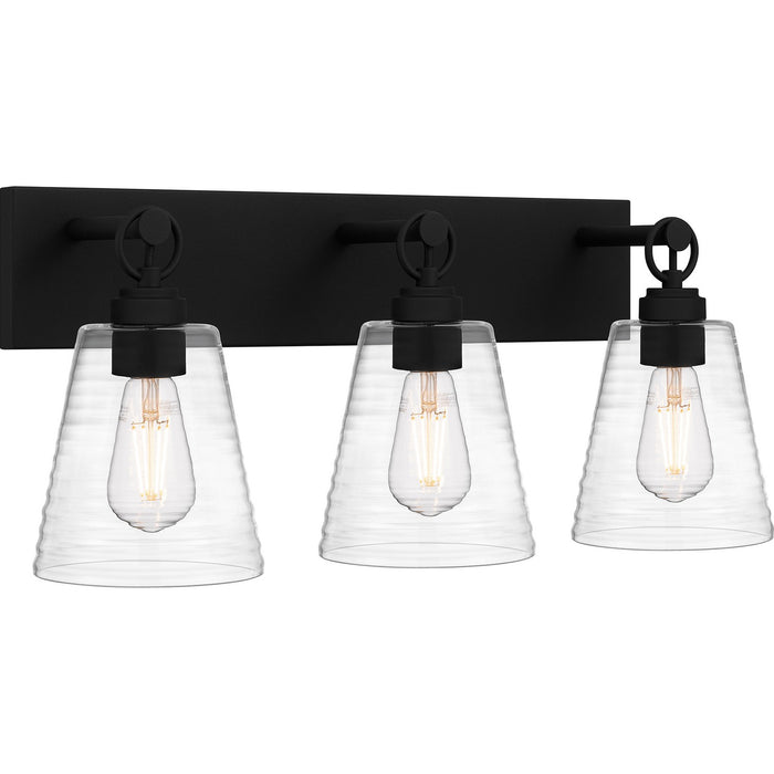 Quoizel DAC8624EK Three Light Bath, Earth Black