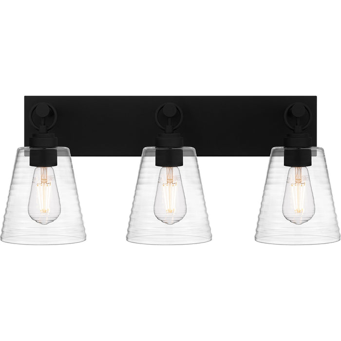 Quoizel DAC8624EK Three Light Bath, Earth Black