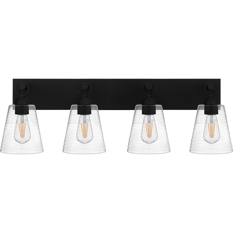 Quoizel DAC8633EK Four Light Bath, Earth Black