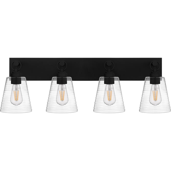 Quoizel DAC8633EK Four Light Bath, Earth Black