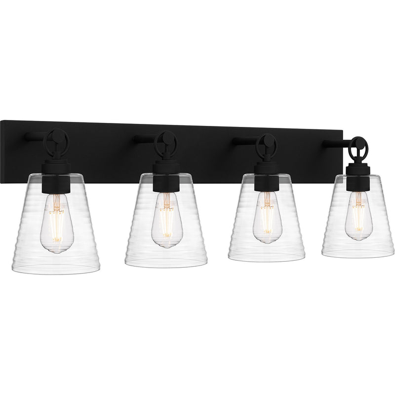 Quoizel DAC8633EK Four Light Bath, Earth Black