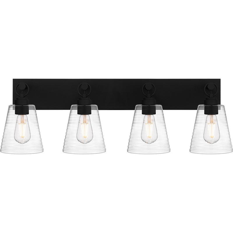 Quoizel DAC8633EK Four Light Bath, Earth Black