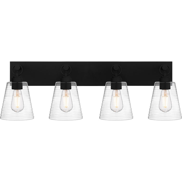 Quoizel DAC8633EK Four Light Bath, Earth Black