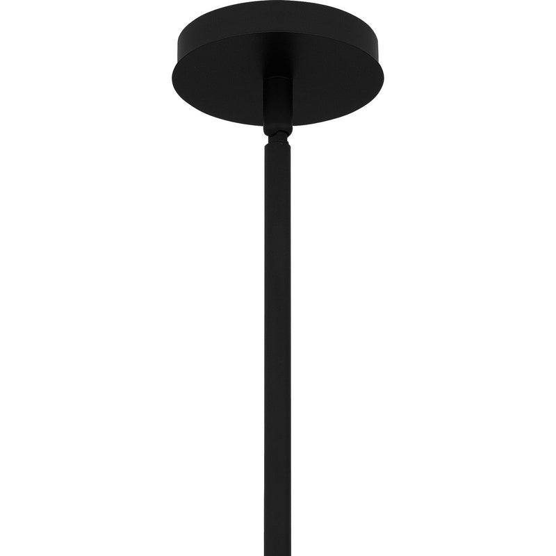 Quoizel EIO1814MBK Three Light Pendant, Matte Black