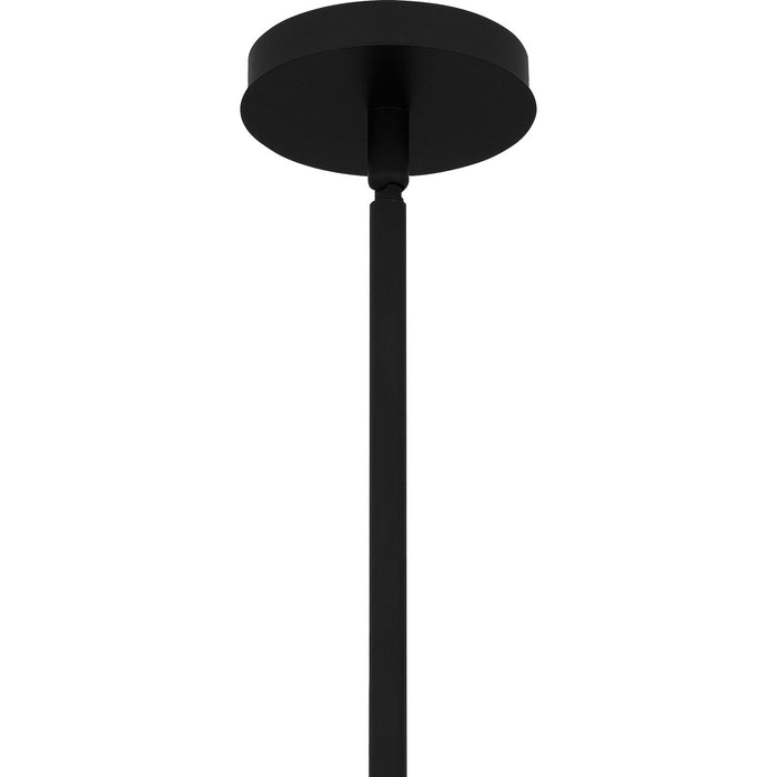 Quoizel EIO1814MBK Three Light Pendant, Matte Black