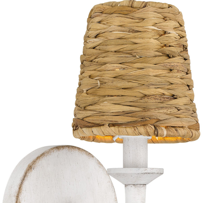 Quoizel FLA8705AWH One Light Wall Sconce, Antique White