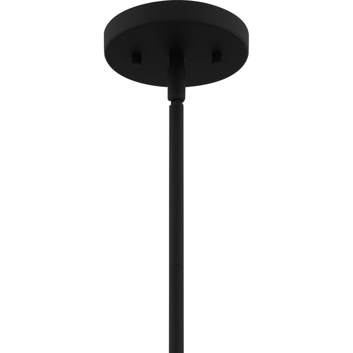 Quoizel FRB1505MBK One Light Mini Pendant, Matte Black