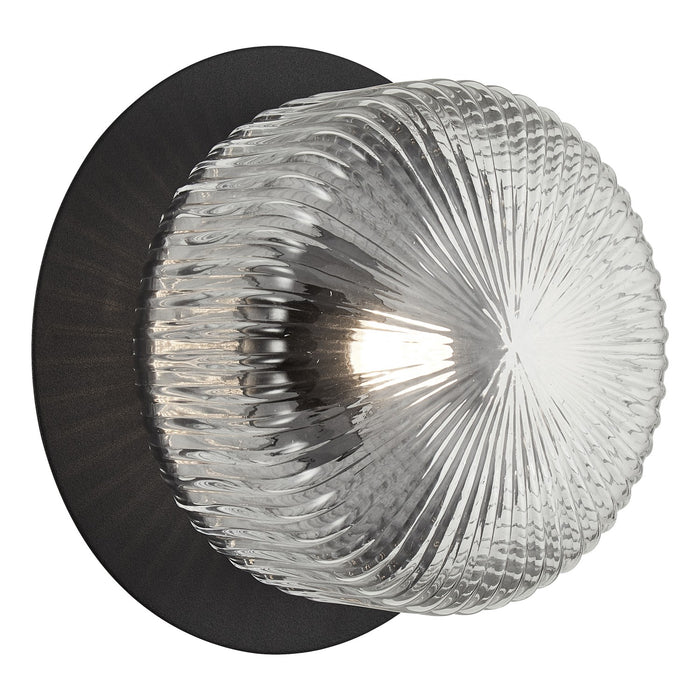 Matteo Lighting S01301MBCL LED Wall Sconce, Matte Black