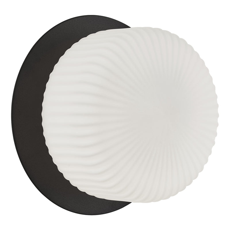 Matteo Lighting S01301MBOP LED Wall Sconce, Matte Black