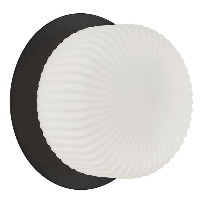 Matteo Lighting S01301MBOP LED Wall Sconce, Matte Black