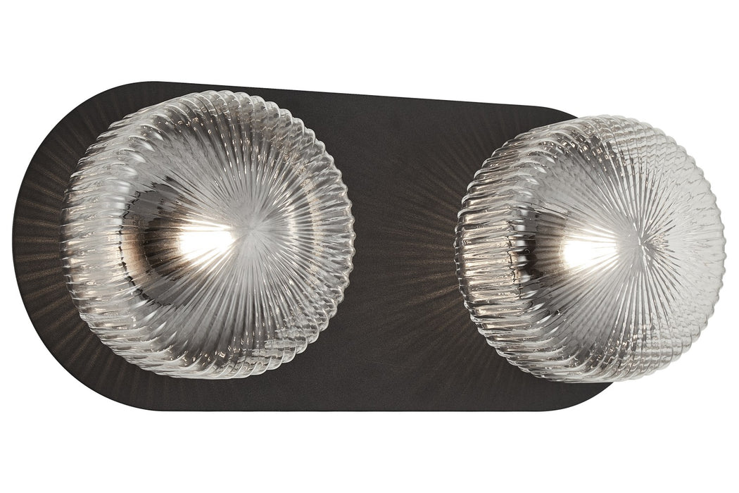 Matteo Lighting S01302MBCL LED Wall Sconce, Matte Black