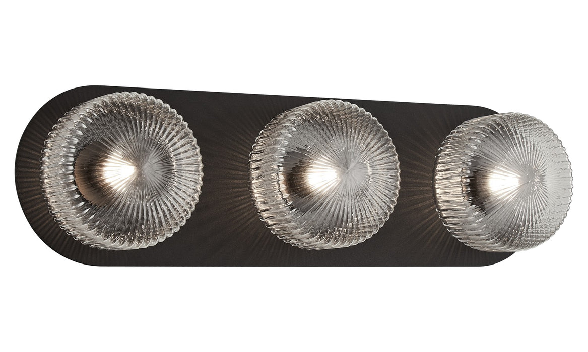 Matteo Lighting S01303MBCL LED Wall Sconce, Matte Black