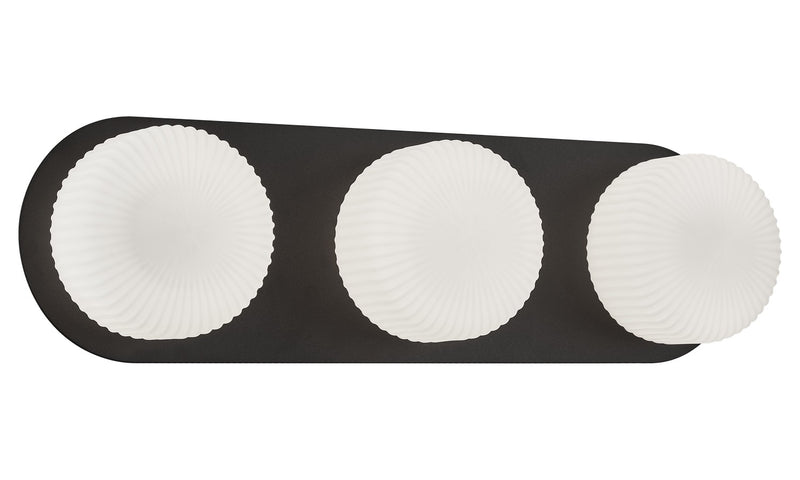 Matteo Lighting S01303MBOP LED Wall Sconce, Matte Black