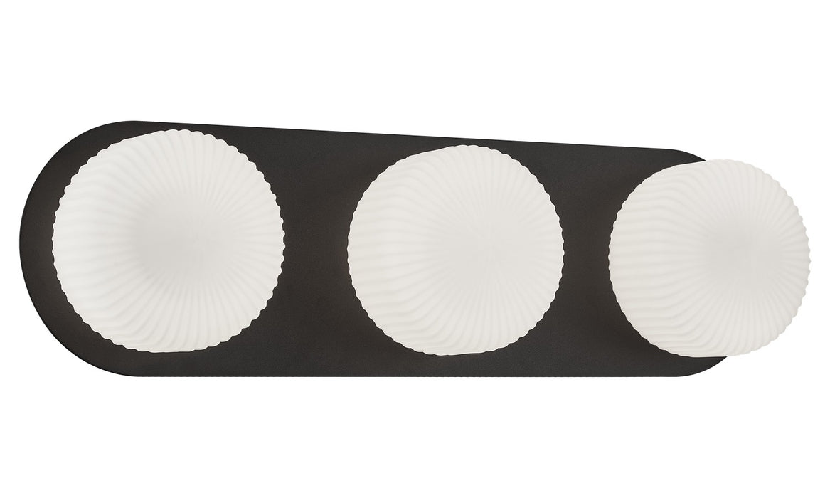 Matteo Lighting S01303MBOP LED Wall Sconce, Matte Black
