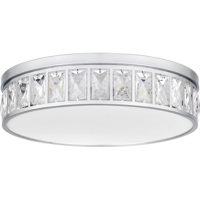 Quoizel GIB1615C LED Flush Mount, Polished Chrome