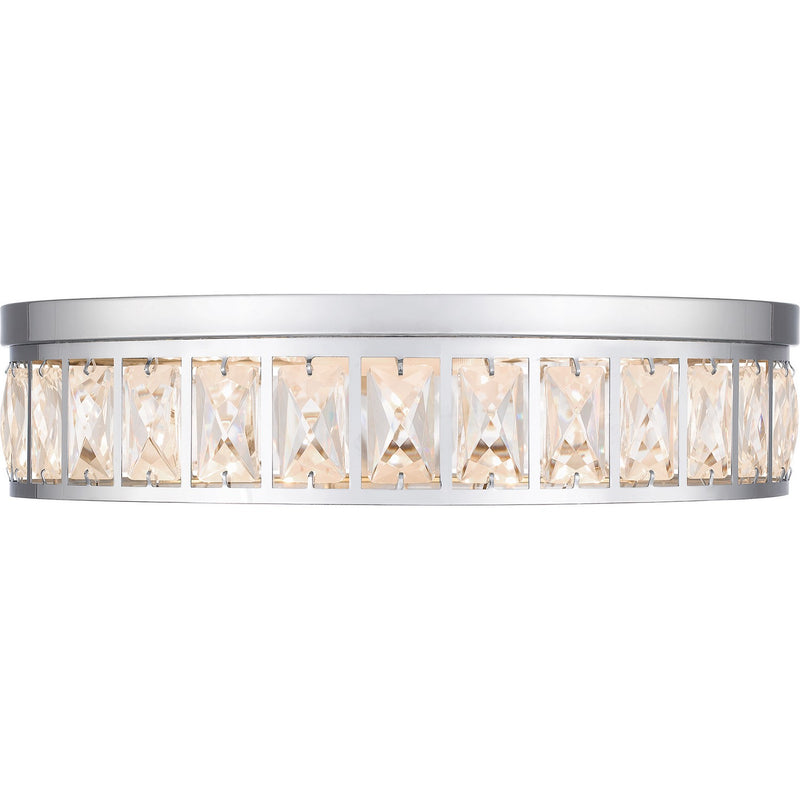 Quoizel GIB1615C LED Flush Mount, Polished Chrome