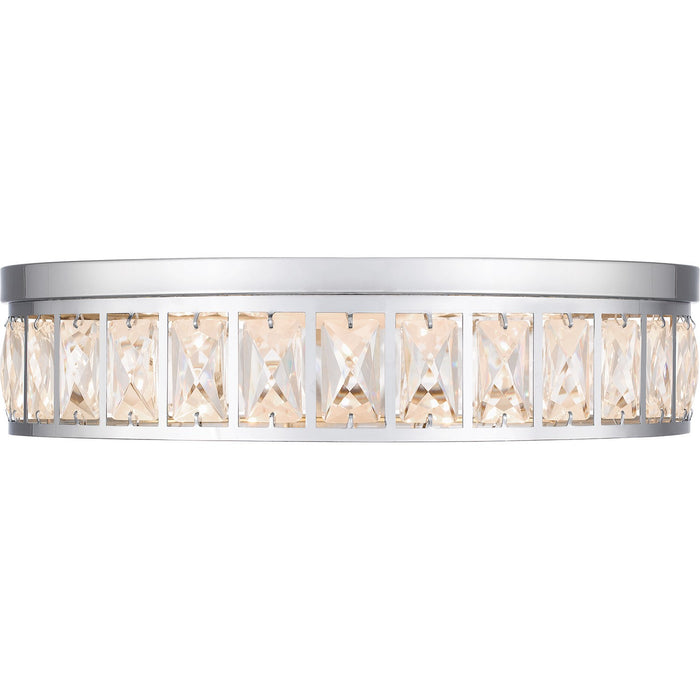 Quoizel GIB1615C LED Flush Mount, Polished Chrome