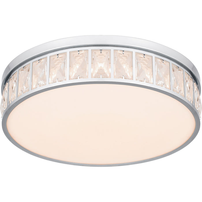 Quoizel GIB1615C LED Flush Mount, Polished Chrome