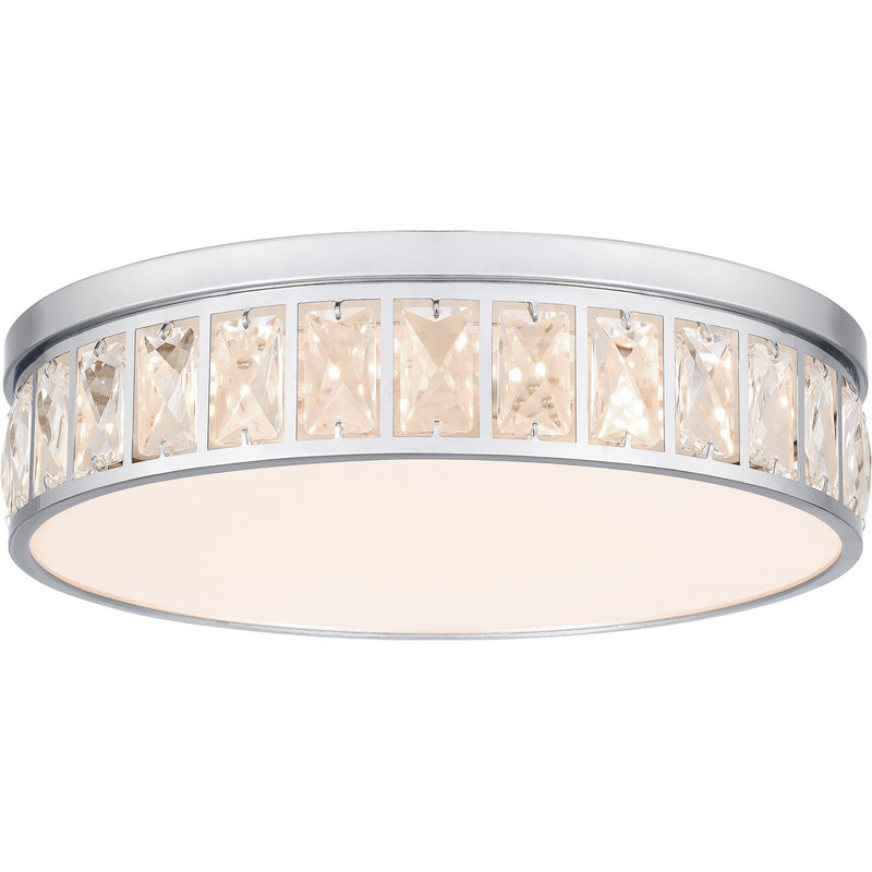 Quoizel GIB1615C LED Flush Mount, Polished Chrome