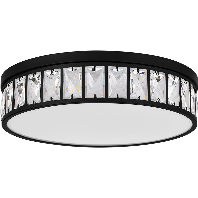 Quoizel GIB1615MBK LED Flush Mount, Matte Black