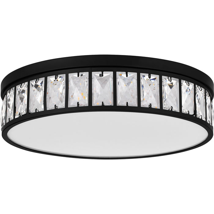 Quoizel GIB1615MBK LED Flush Mount, Matte Black