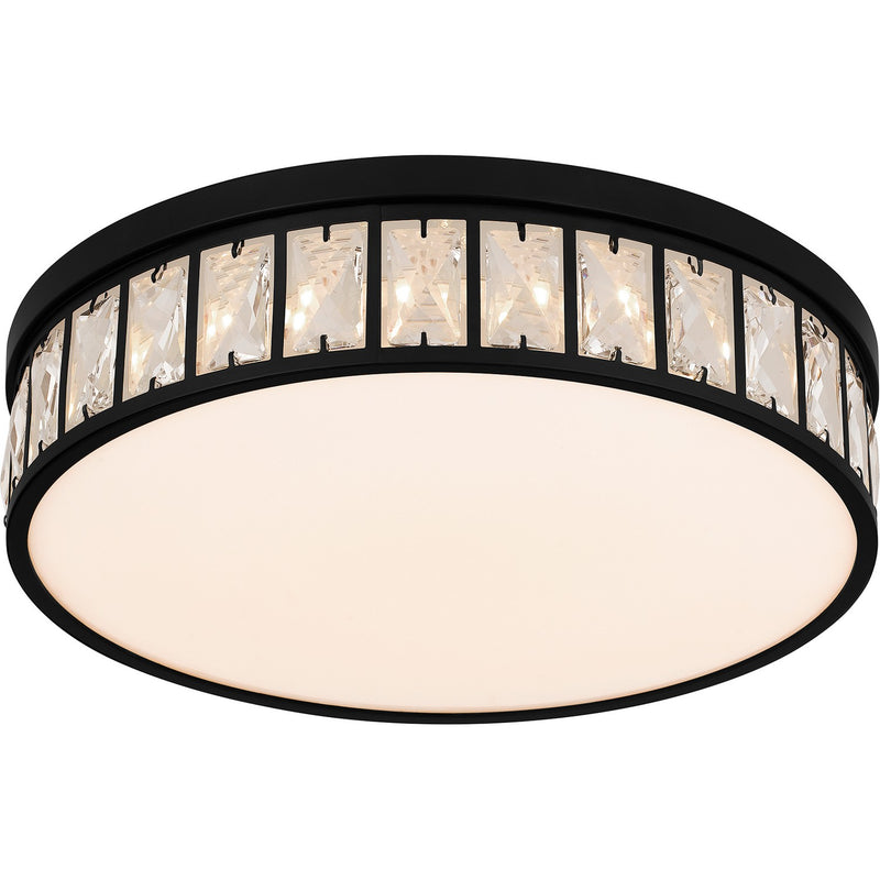 Quoizel GIB1615MBK LED Flush Mount, Matte Black