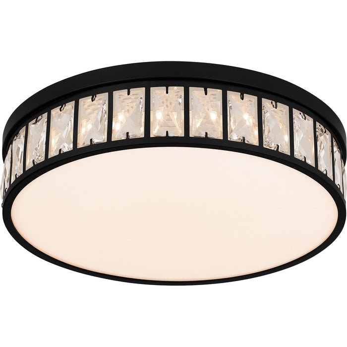 Quoizel GIB1615MBK LED Flush Mount, Matte Black
