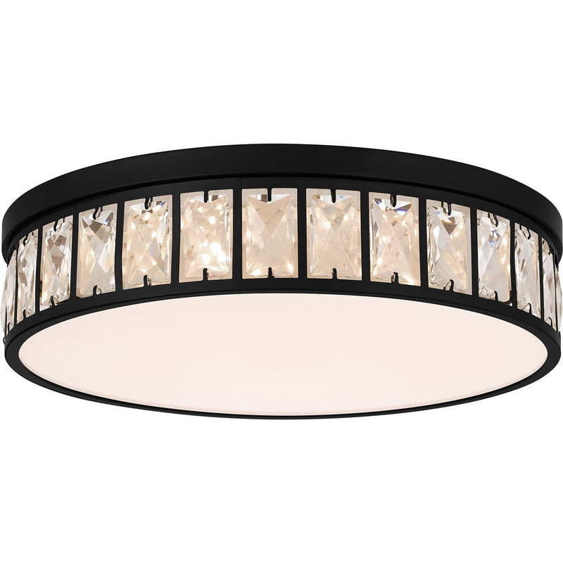 Quoizel GIB1615MBK LED Flush Mount, Matte Black