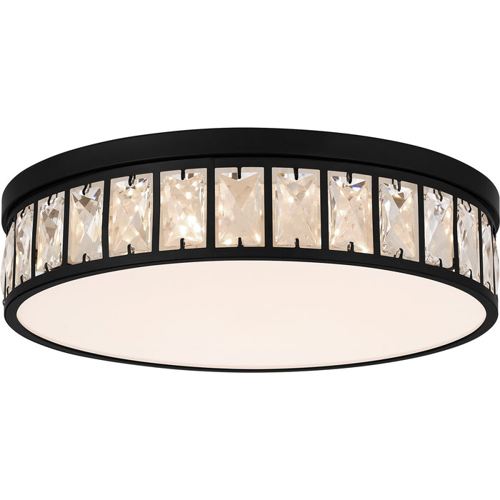 Quoizel GIB1615MBK LED Flush Mount, Matte Black