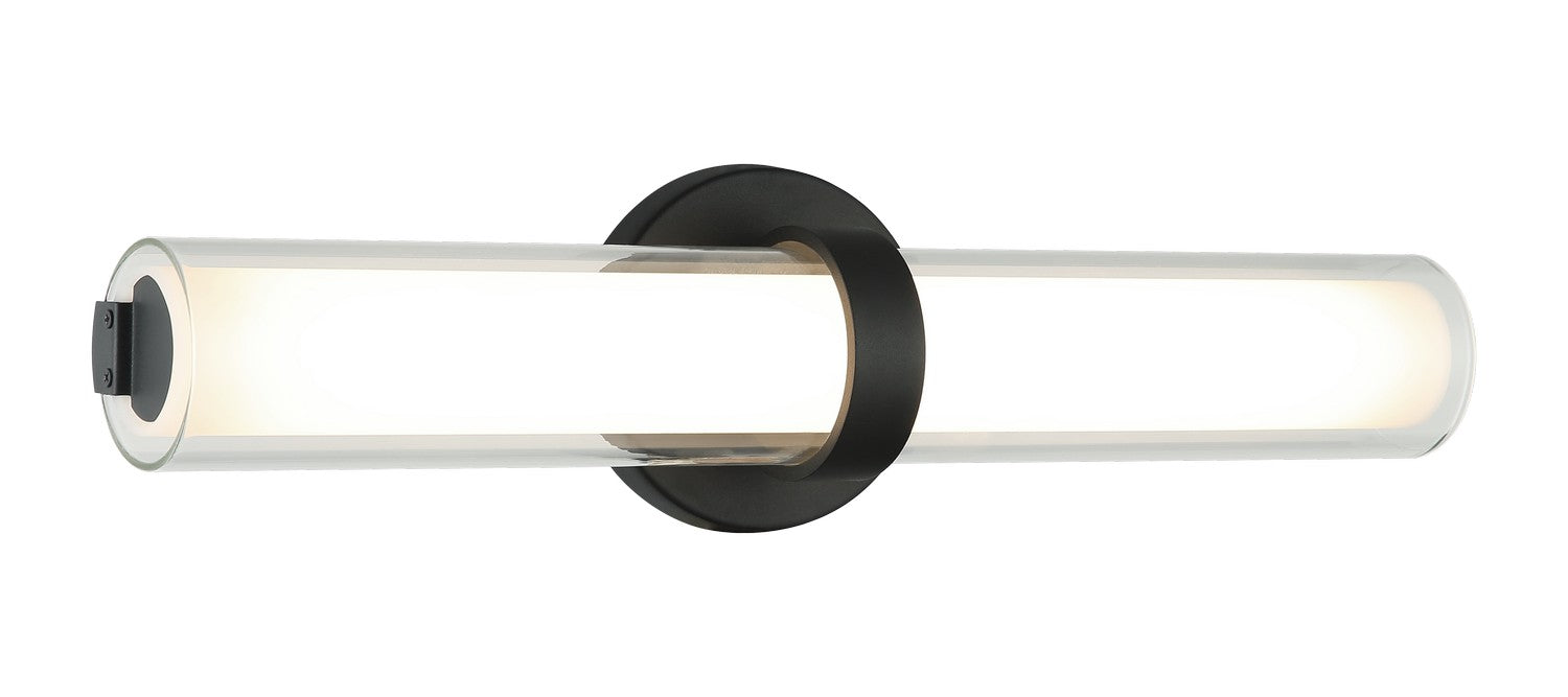 Matteo Lighting S03518MB LED Wall Sconce, Matte Black
