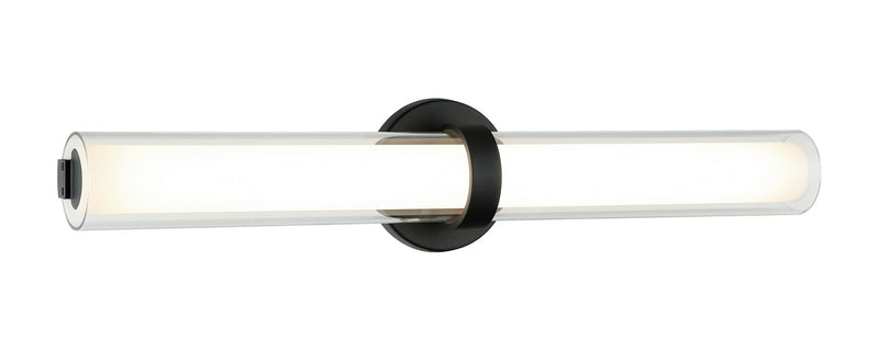 Matteo Lighting S03524MB LED Wall Sconce, Matte Black