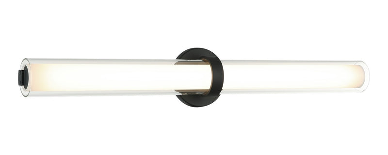 Matteo Lighting S03530MB LED Wall Sconce, Matte Black