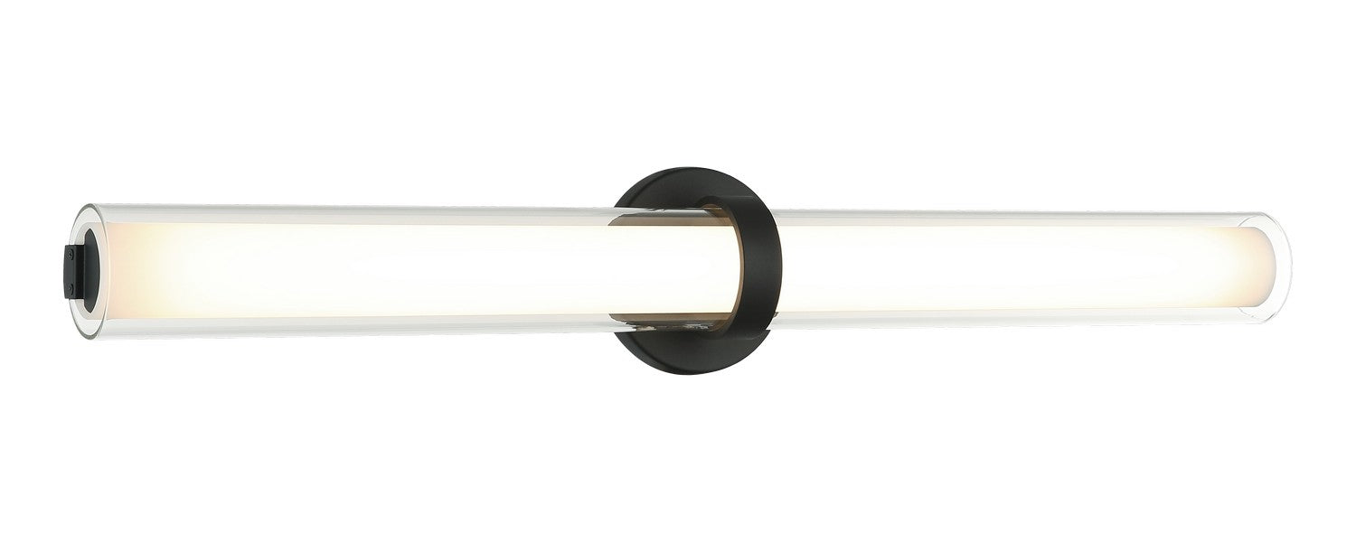 Matteo Lighting S03530MB LED Wall Sconce, Matte Black