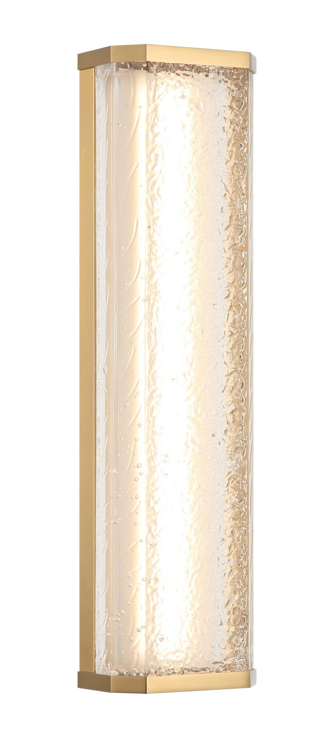 Matteo Lighting S11818AG LED Wall Sconce, Aged Gold Brass