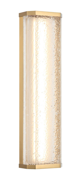 Matteo Lighting S11818AG LED Wall Sconce, Aged Gold Brass