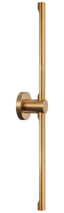 Matteo Lighting W31432AG LED Wall Sconce, Aged Gold Brass