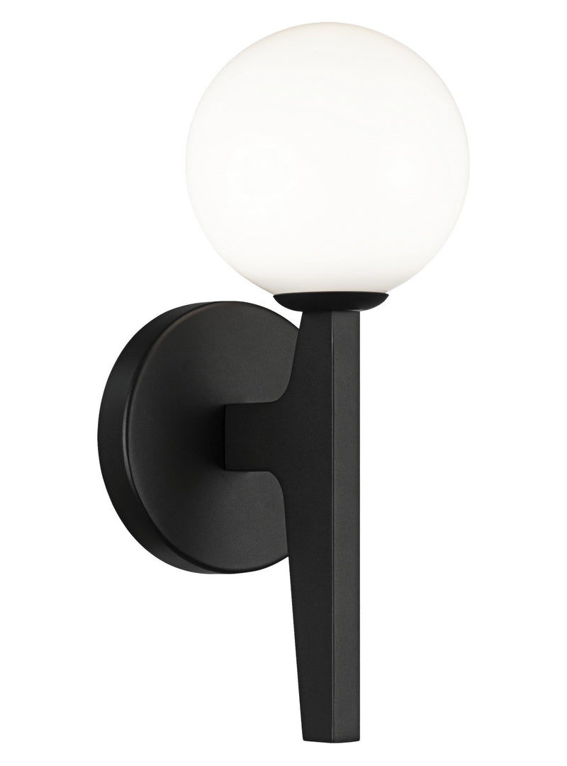 Matteo Lighting W34901MBOP LED Wall Sconce, Matte Black