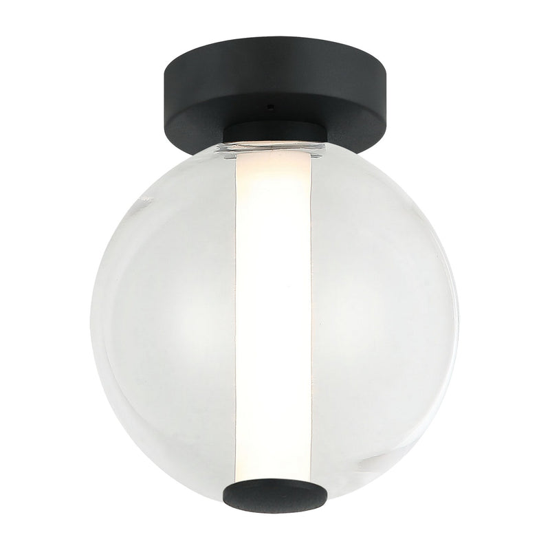 Matteo Lighting WX69611MBCL LED Wall Sconce/Ceiling Mount, Matte Black
