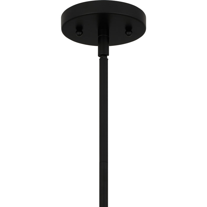 Quoizel GIB2820MBK Four Light Pendant, Matte Black