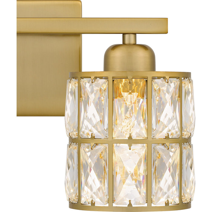 Quoizel GIB8613AB Two Light Bath, Aged Brass