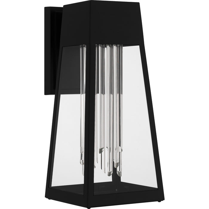 Quoizel GIN8406MBK LED Outdoor Wall Mount, Matte Black