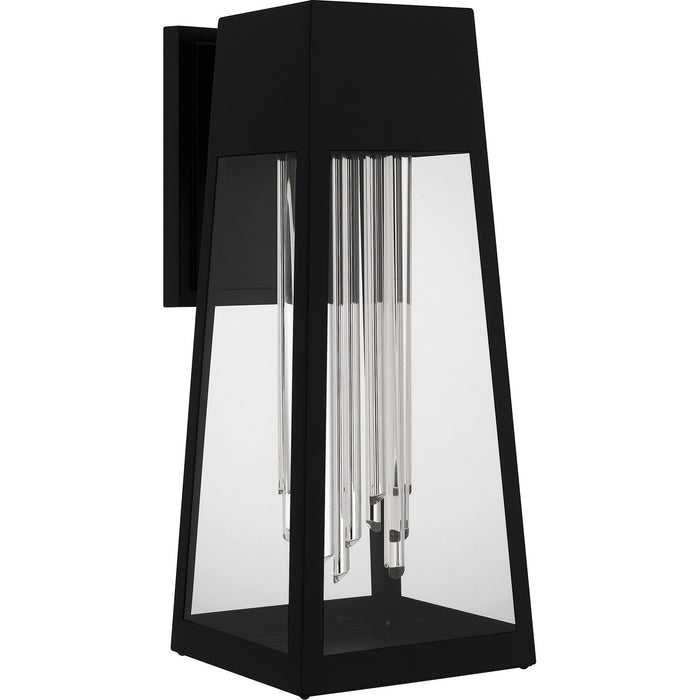 Quoizel GIN8407MBK LED Outdoor Wall Mount, Matte Black