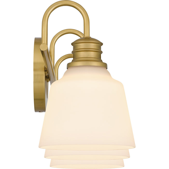 Quoizel HIN8622AB Three Light Bath, Aged Brass