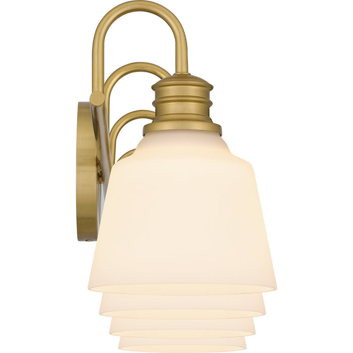 Quoizel HIN8630AB Four Light Bath, Aged Brass