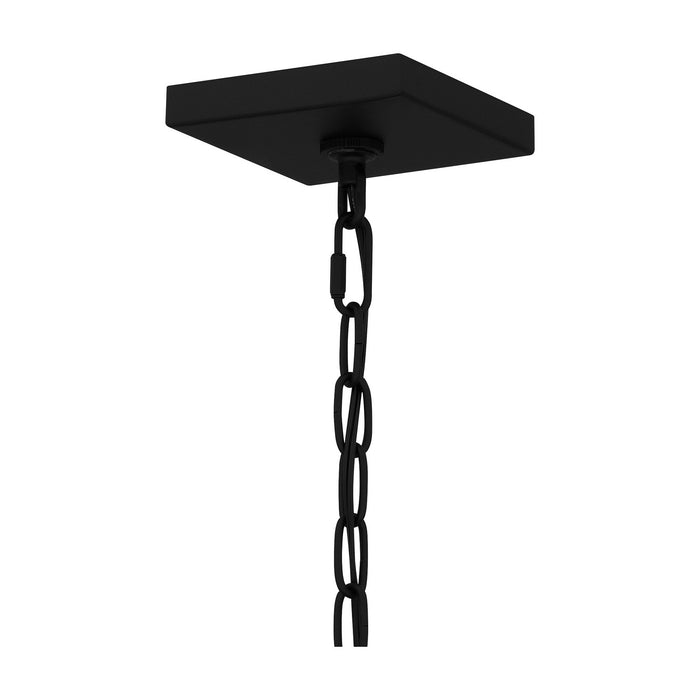 Quoizel HUL1509MBK Three Light Pendant, Matte Black