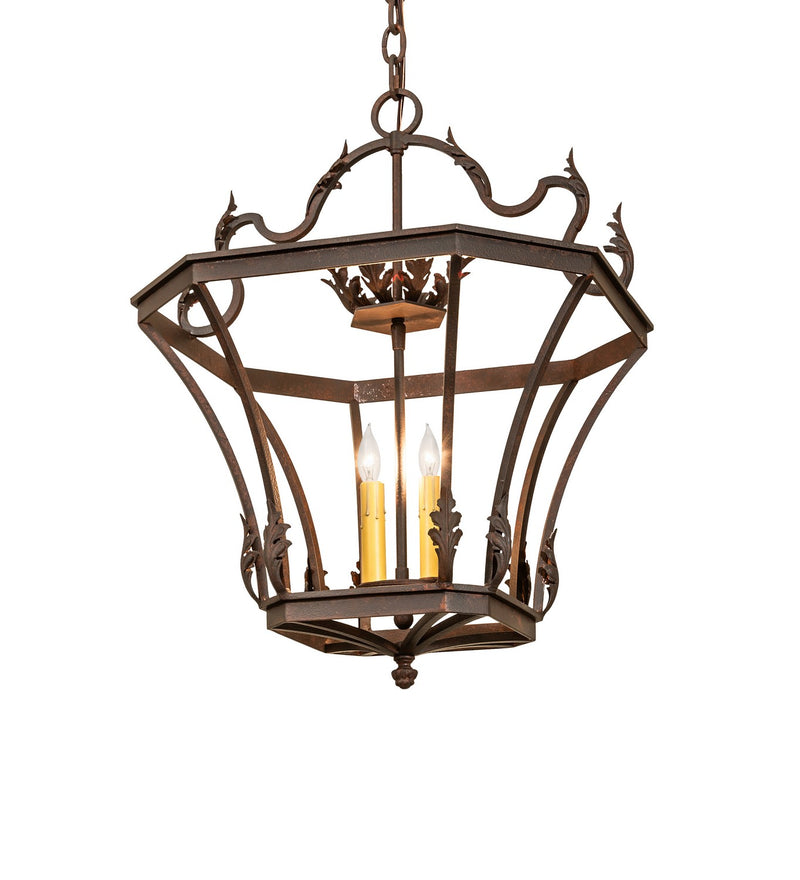 Meyda Tiffany 144726 Two Light Pendant, Rusty Nail