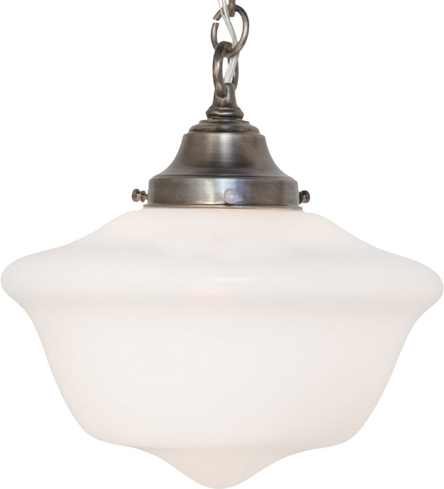 Meyda Tiffany 261019 One Light Pendant, Antique Brass
