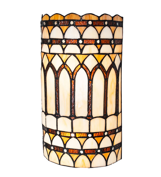 Meyda Tiffany 261254 Two Light Wall Sconce, White